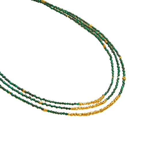 Delhi Malachite Necklace