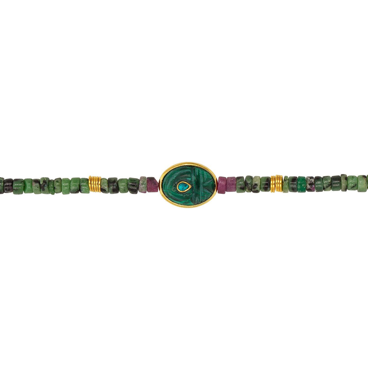 Kenya Ruby Zoisite Bracelet