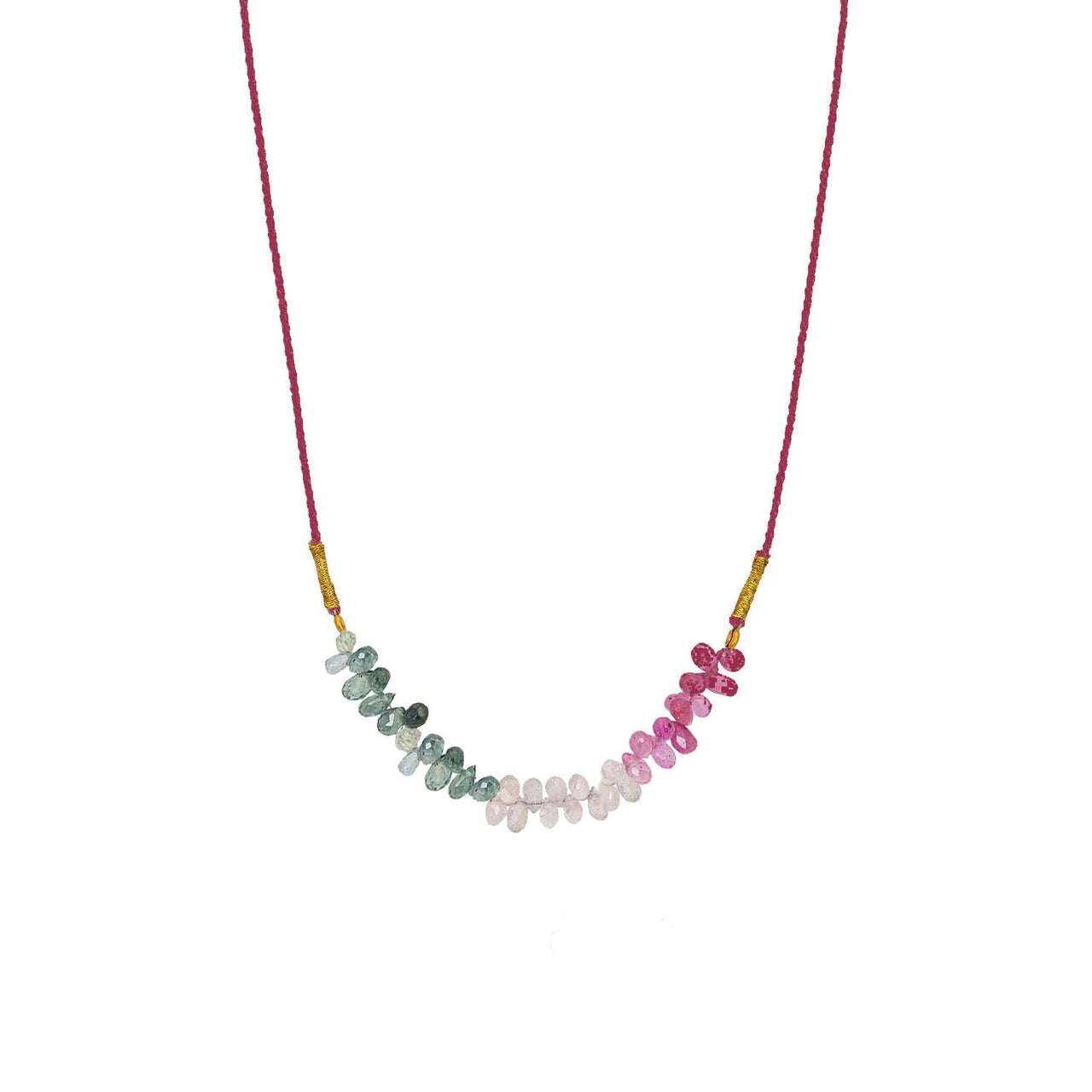 Pink Sapphire Necklace