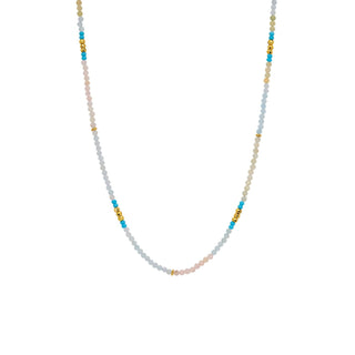 Artic Multi Beryl Long Necklace