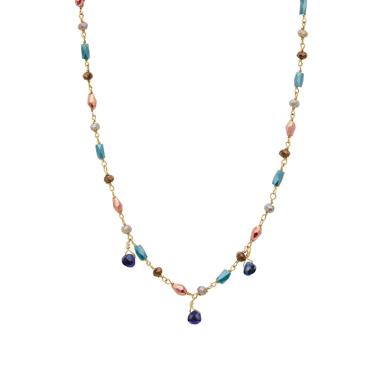 BLUE ANDROMACHE NECKLACE