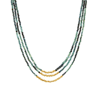 AGRA BLUE TOURMALINE NECKLACE