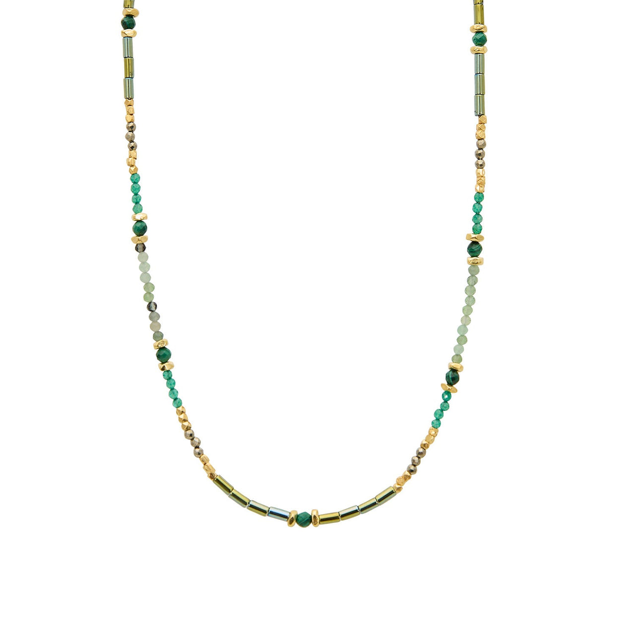 AELLA GREEN NECKLACE