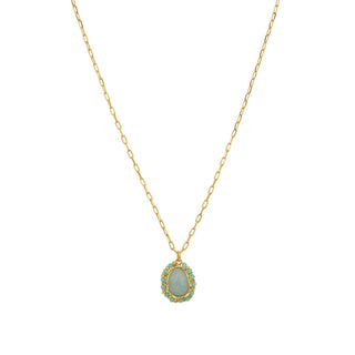 Aqua Blossom Necklace