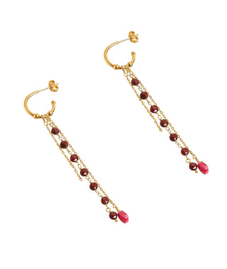 Alwar Garnet Earrings