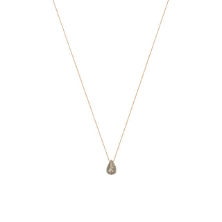 Pyrite Drop Necklace