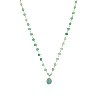 Long Green India Alwar Necklace