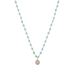 Long India Alwar Amazonite Necklace