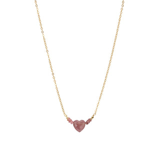 Lia Pink Tourmaline Necklace