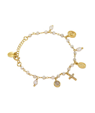 India Charms Lapis Lazuli Bracelet