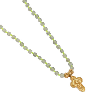 Long Jaya Charm  Necklace