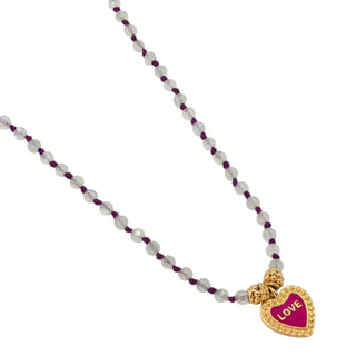 Long Jaya Charm  Necklace