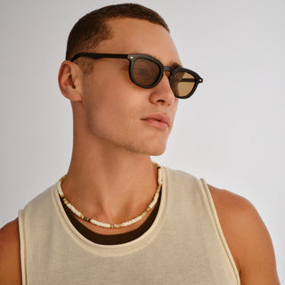 Heart Throb | Black Light Brown Mono