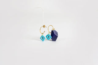 Tweyes Square Earrings Gold