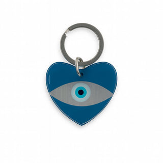 Silver Heart Key Ring