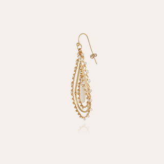 Orphee earrings mini - Withe Mother-of-pearl