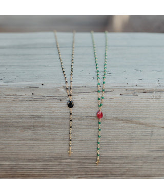 Black cross rosary