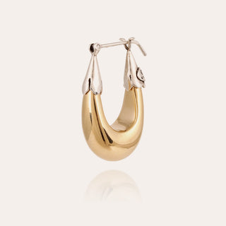Ecume earrings small size bicolor