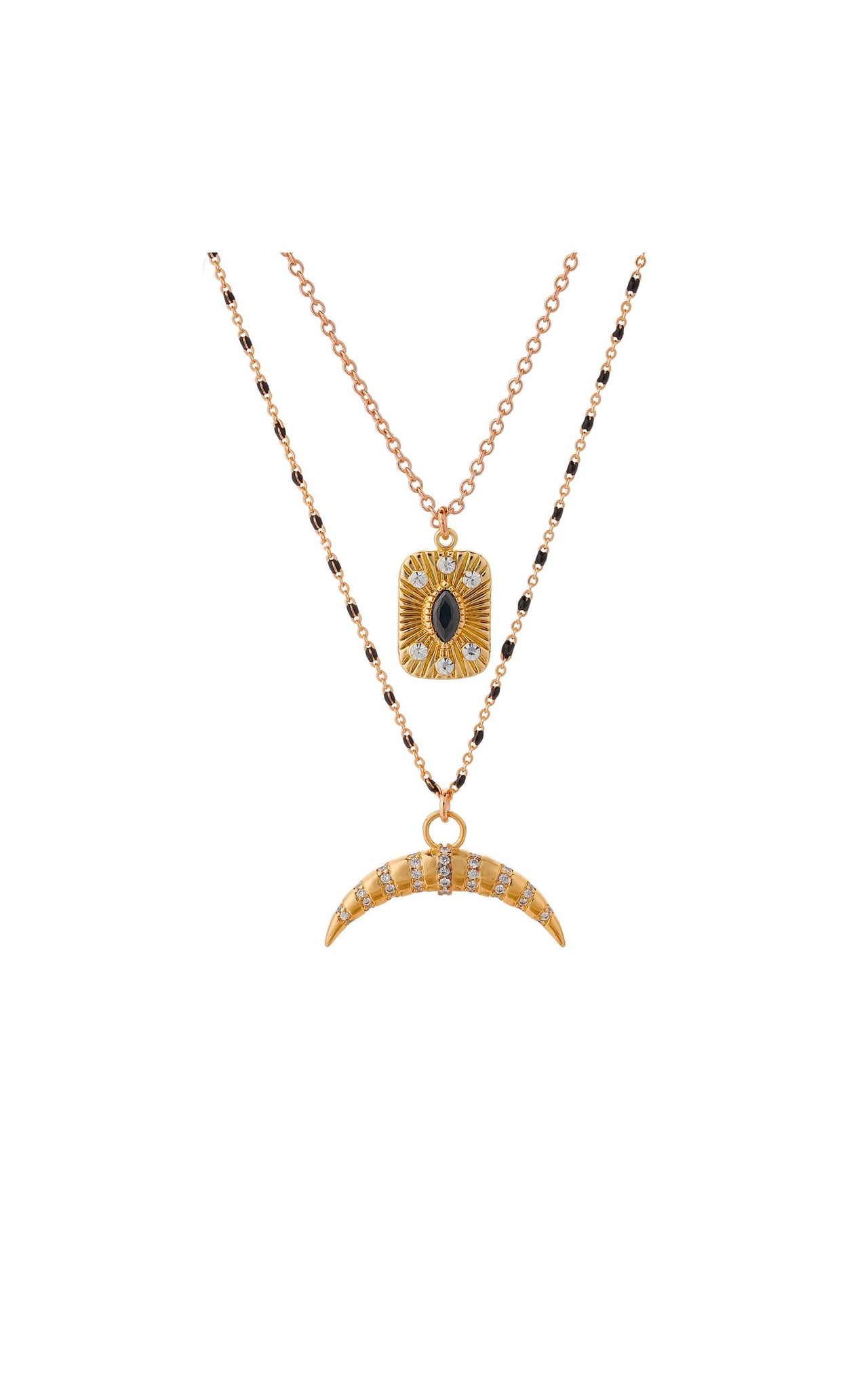 Necklace Moonette Black