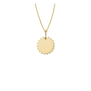 COLLIER - MEDAILLE À GRAVER