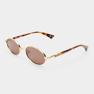 Icicle | Bright Gold Smokey Brown Mono