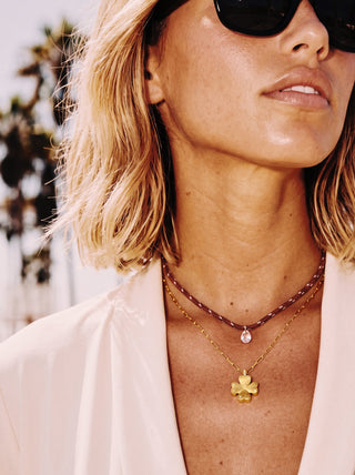 Necklace - Brown Lucky Baby