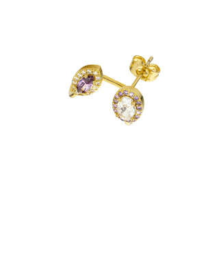 Earrings - Amethyst Yamato