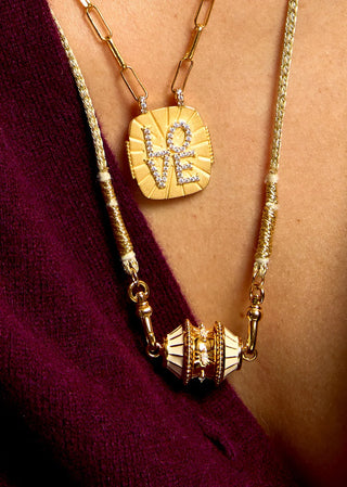 Necklace - Ivory Big Talisman