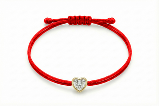 Heart Shine Bracelet Red