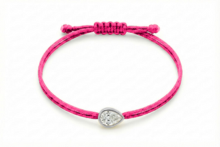 Pear Shine Bracelet Dark Pink