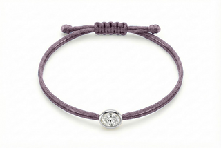 Oval Shine Bracelet Lilac