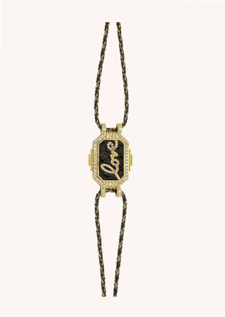 Bracelet Black Love Boheme Or