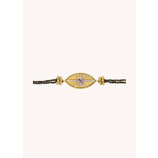 Bracelet Purple California Iris Or
