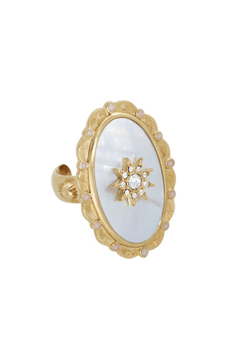 WHITE NURIA RING