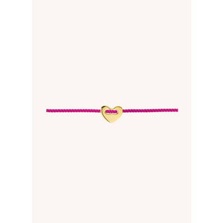 BRACELET - FUCHSIA CORAZON Or