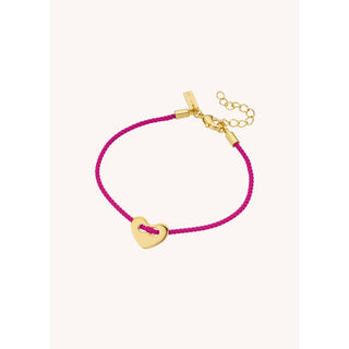 BRACELET - FUCHSIA CORAZON Or