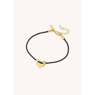 BRACELET - BLACK CORAZON Or