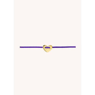 BRACELET - PURPLE CORAZON Or