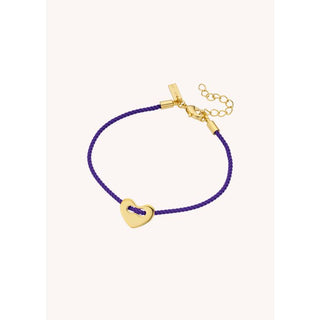 BRACELET - PURPLE CORAZON Or