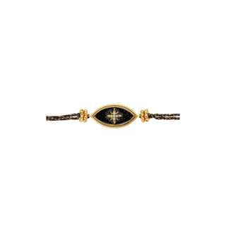 Bracelet Black Diwali Iris Or