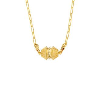 Necklace - Gold Big Talisman