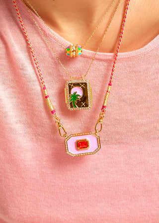 Neklace - Pink Yucatan