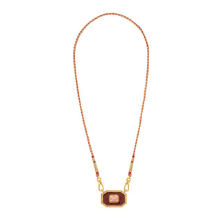 Necklace - Burgundy Yucatan Or