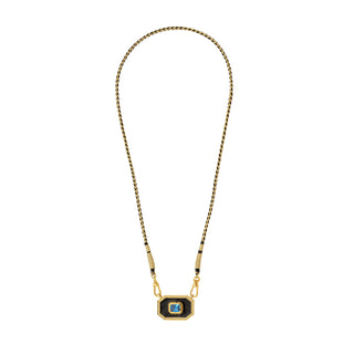 Necklace - Black Shiny Yucatan Or