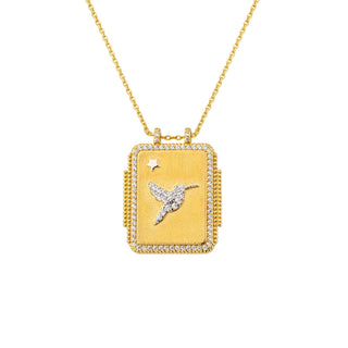 Necklace Colibri Boheme Or