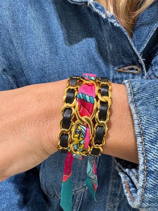 Decembre-Noir Cuff And Addresse Inconnue-Pink/Blue Ribbon