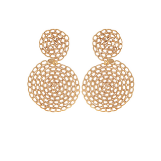 Onde Gourmette earrings gold
