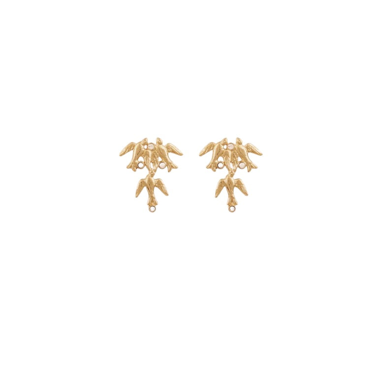 Tangara studs earrings gold