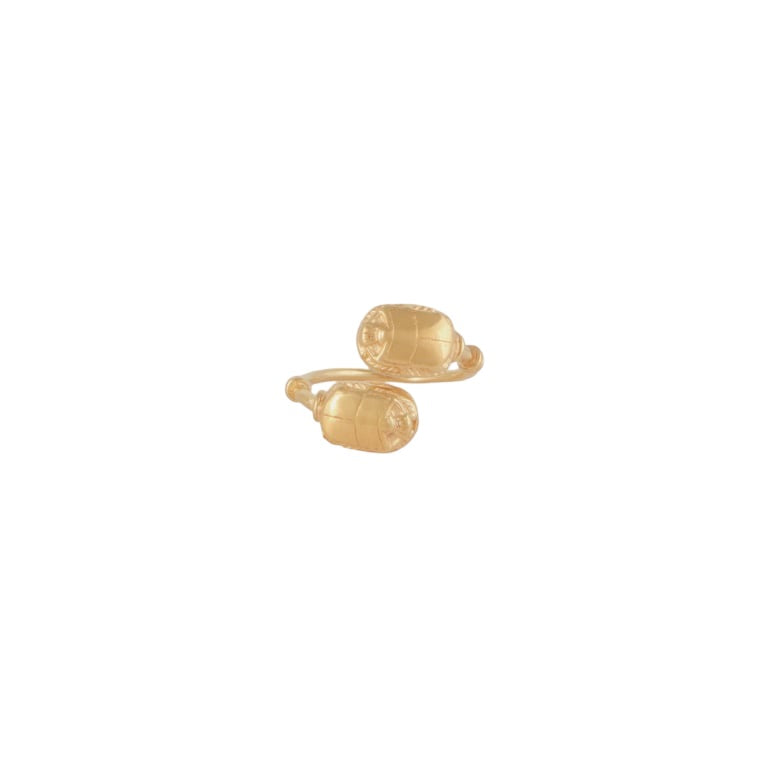 Duality Scaramouche ring gold