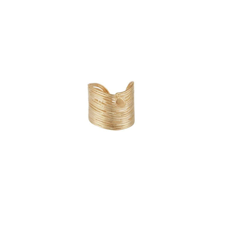 Wave ring gold